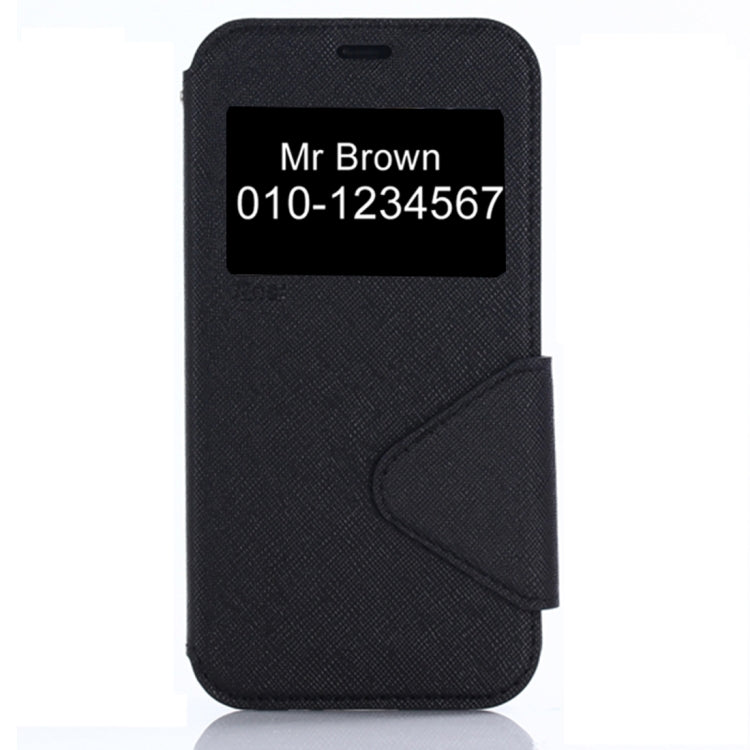 For iPhone X / XS Original Roar Cross Texture Horizontal Flip Leather Case with Call Display ID & Holder & Card Slot
