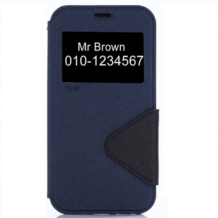 For iPhone X / XS Original Roar Cross Texture Horizontal Flip Leather Case with Call Display ID & Holder & Card Slot