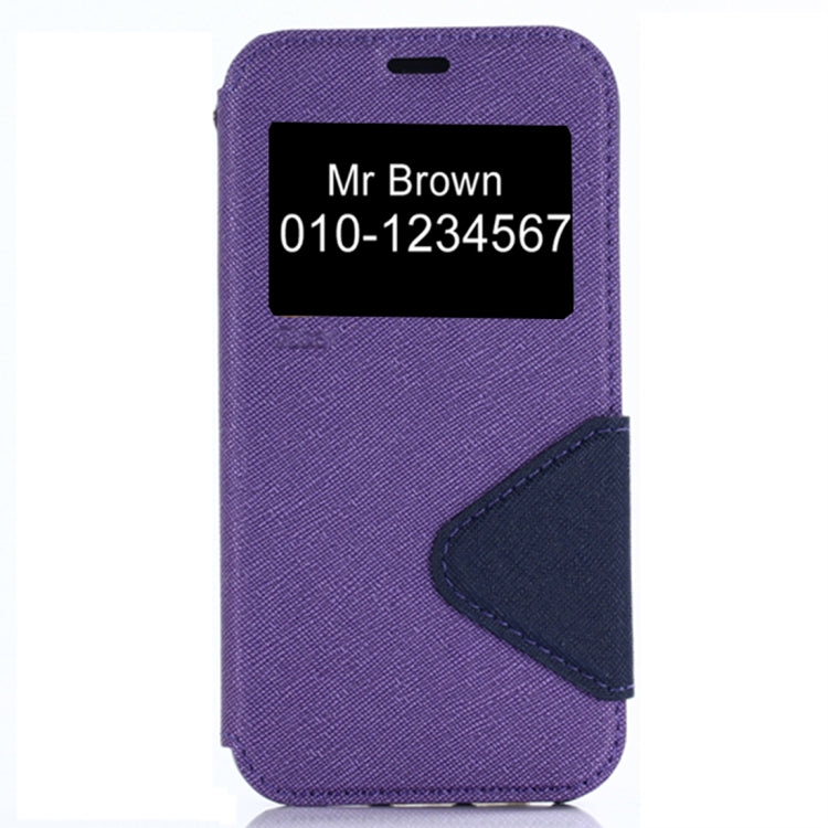 For iPhone X / XS Original Roar Cross Texture Horizontal Flip Leather Case with Call Display ID & Holder & Card Slot