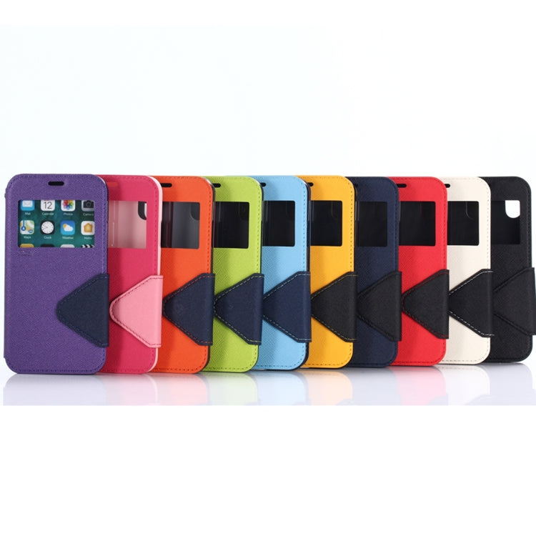 For iPhone X / XS Original Roar Cross Texture Horizontal Flip Leather Case with Call Display ID & Holder & Card Slot