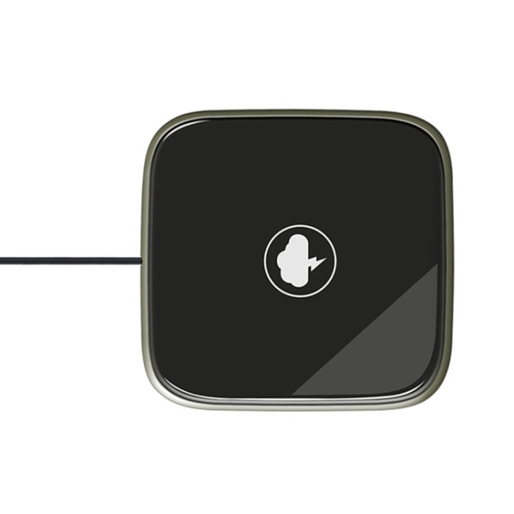Ultra-thin Zinc Alloy + Glass Panel Qi Wireless Waterproof Charger Pad, For iPhone, Galaxy, Huawei, Xiaomi, LG, HTC and Other QI Standard Smart Phones