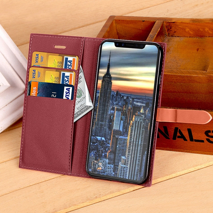 For iPhone X / XS  Business Style PU + TPU Horizontal Flip Leather Case with Holder & Card Slots & Wallet