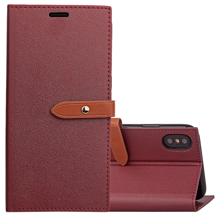 For iPhone X / XS  Business Style PU + TPU Horizontal Flip Leather Case with Holder & Card Slots & Wallet