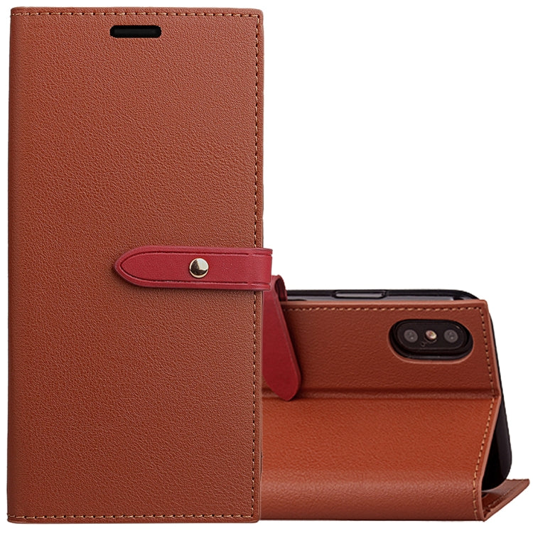 For iPhone X / XS  Business Style PU + TPU Horizontal Flip Leather Case with Holder & Card Slots & Wallet