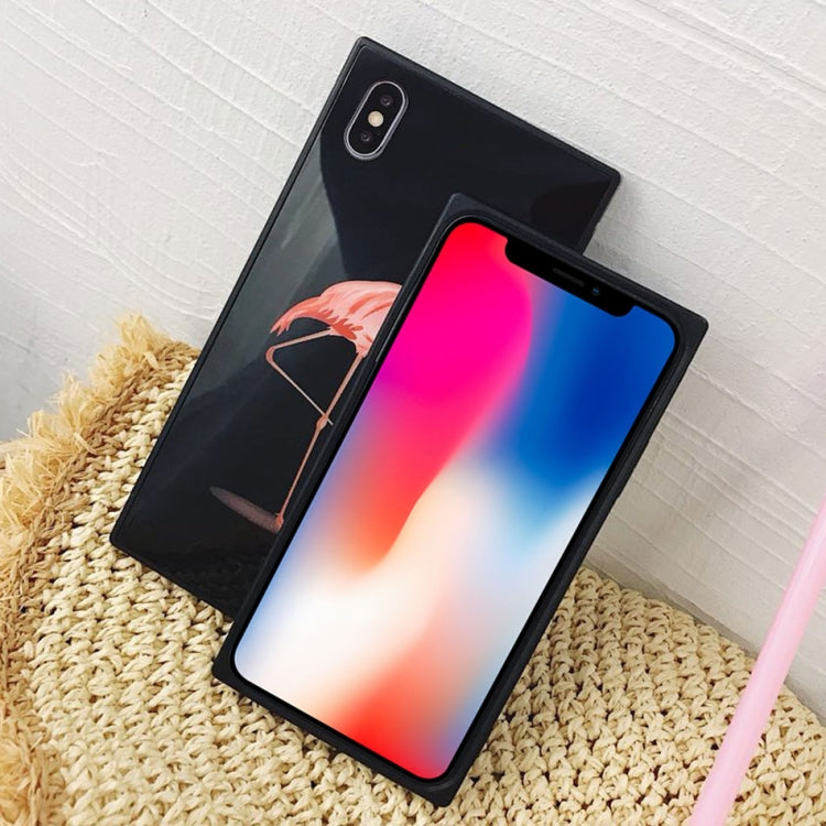For iPhone X / XS Flamingos Pattern Case