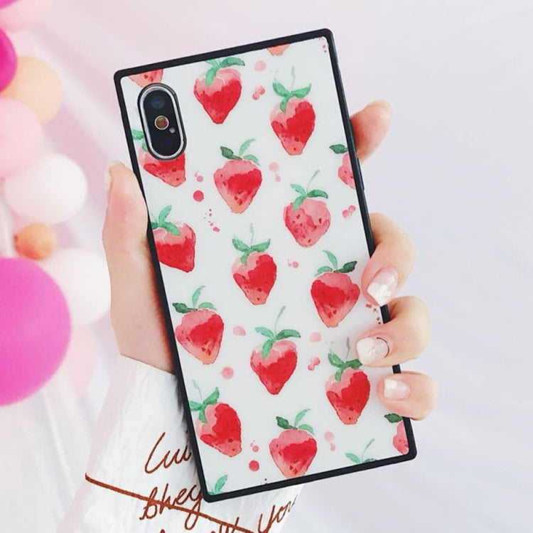 For iPhone X / XS Strawberry Pattern Case
