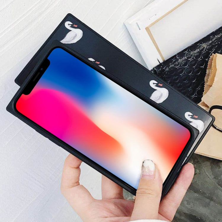 For iPhone X / XS Swan Pattern Case