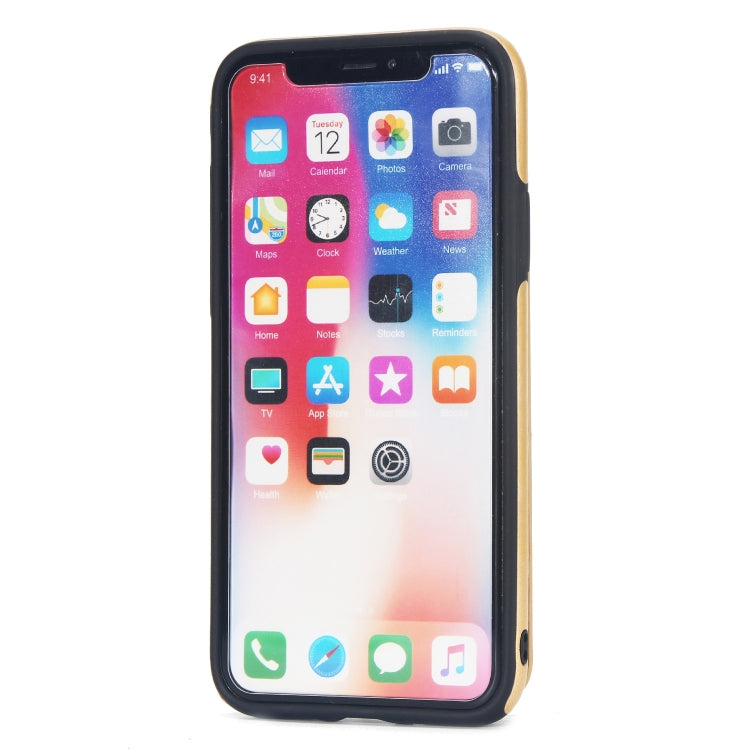 For iPhone X / XS Vertical Flip Zipper Multi-functional Leather Case with Holder & Photo Frame & Card Slots