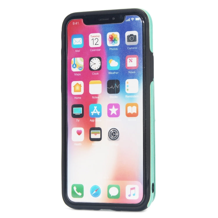 For iPhone X / XS Vertical Flip Zipper Multi-functional Leather Case with Holder & Photo Frame & Card Slots