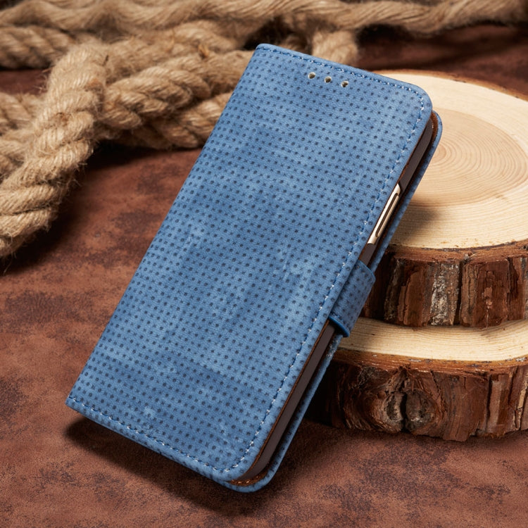 For iPhone X / XS Retro Style Mesh Breathable Horizontal Flip Leather Case with Card Slots & Holder & Wallet & Photo Frame