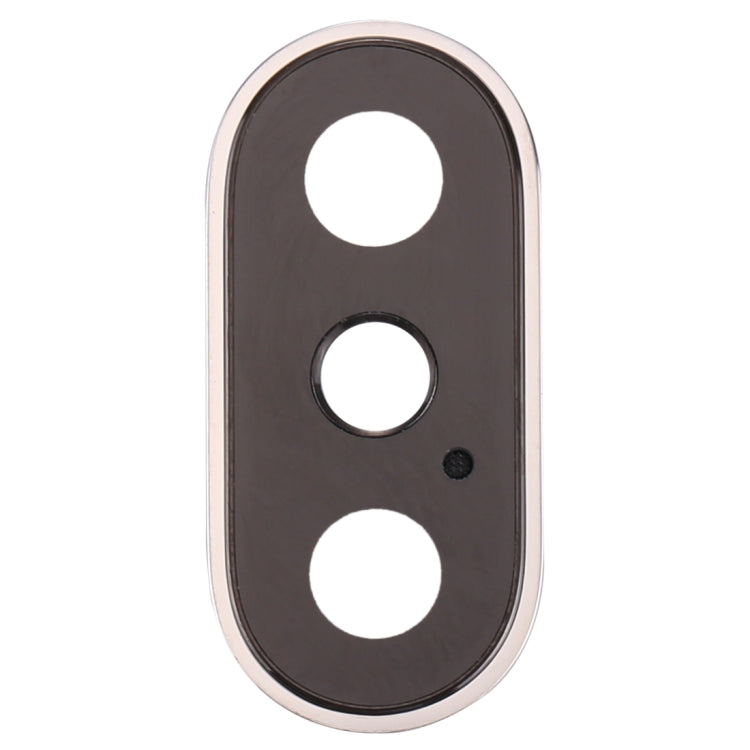 Rear Camera Lens Ring for iPhone X(Silver)