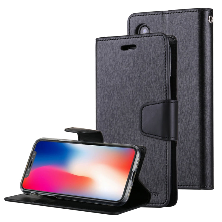 For iPhone X / XS GOOSPERY SONATA DIARY Business Style Magnetic Clasp Horizontal Flip Leather Case with Holder & Card Slots & Wallet