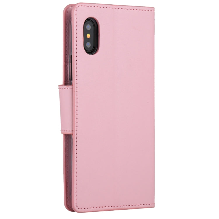 For iPhone X / XS GOOSPERY SONATA DIARY Business Style Magnetic Clasp Horizontal Flip Leather Case with Holder & Card Slots & Wallet