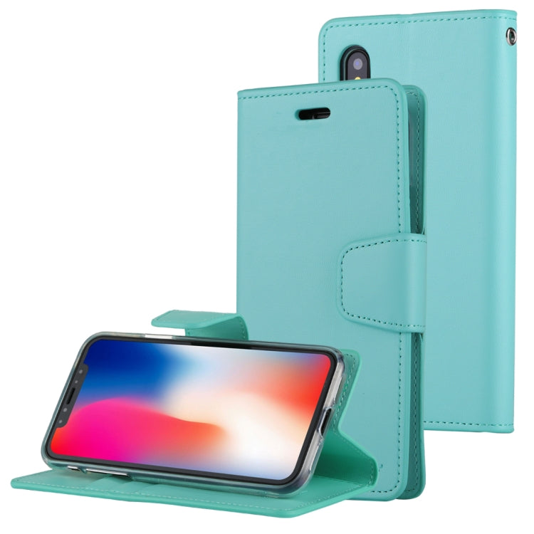 For iPhone X / XS GOOSPERY SONATA DIARY Business Style Magnetic Clasp Horizontal Flip Leather Case with Holder & Card Slots & Wallet