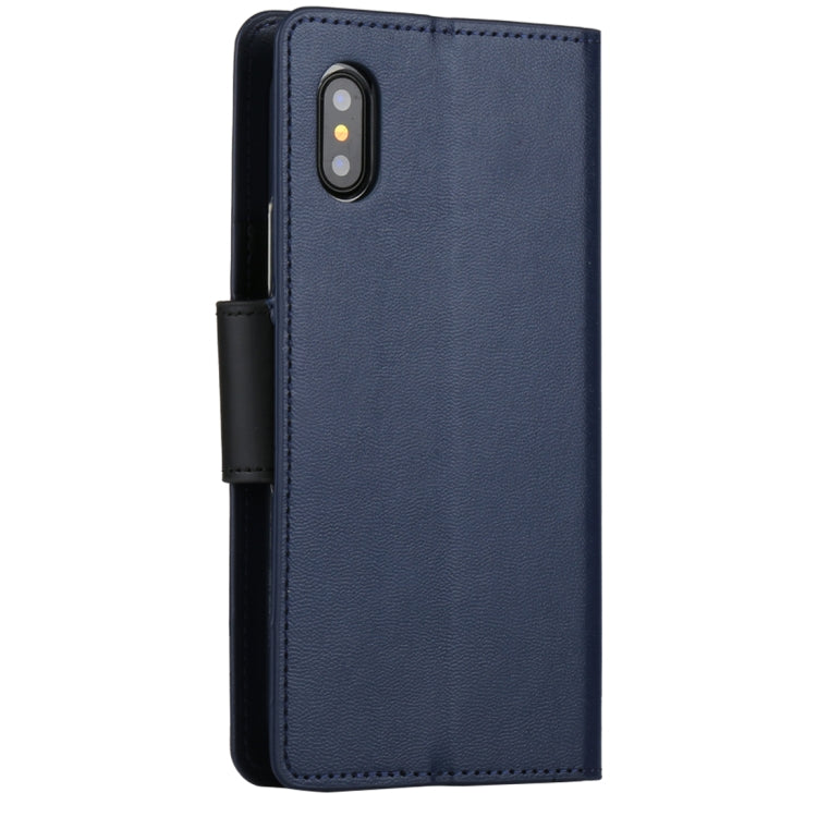 For iPhone X / XS GOOSPERY SONATA DIARY Business Style Magnetic Clasp Horizontal Flip Leather Case with Holder & Card Slots & Wallet