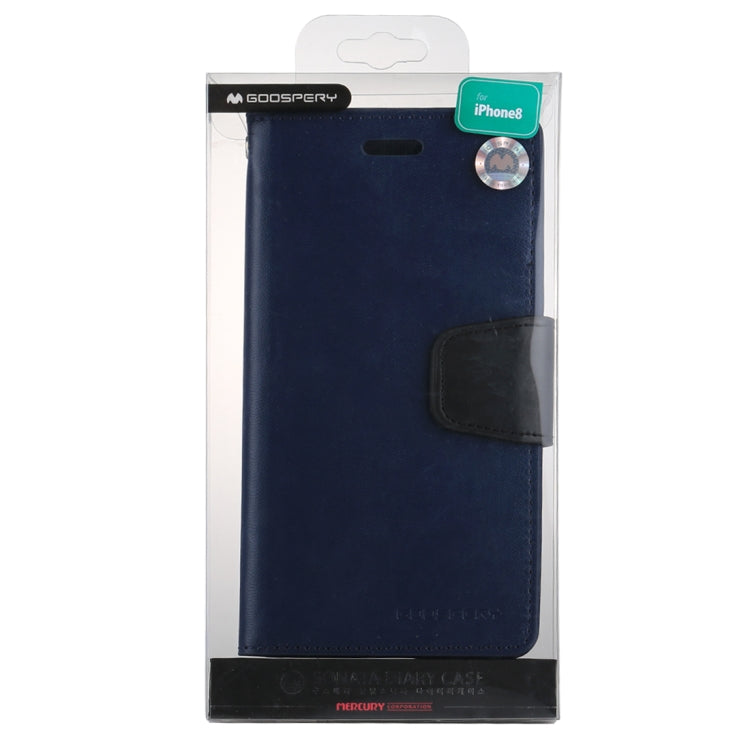For iPhone X / XS GOOSPERY SONATA DIARY Business Style Magnetic Clasp Horizontal Flip Leather Case with Holder & Card Slots & Wallet