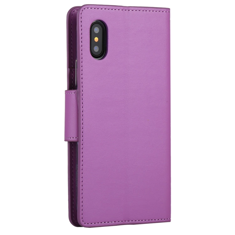 For iPhone X / XS GOOSPERY SONATA DIARY Business Style Magnetic Clasp Horizontal Flip Leather Case with Holder & Card Slots & Wallet