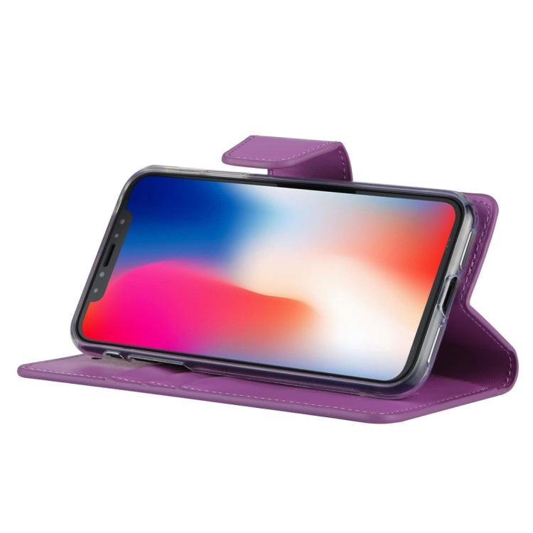 For iPhone X / XS GOOSPERY SONATA DIARY Business Style Magnetic Clasp Horizontal Flip Leather Case with Holder & Card Slots & Wallet