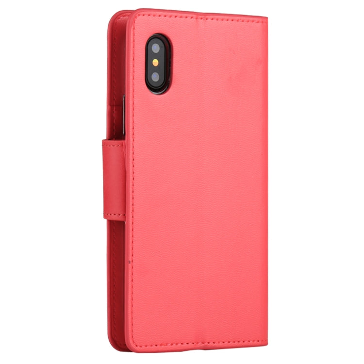 For iPhone X / XS GOOSPERY SONATA DIARY Business Style Magnetic Clasp Horizontal Flip Leather Case with Holder & Card Slots & Wallet