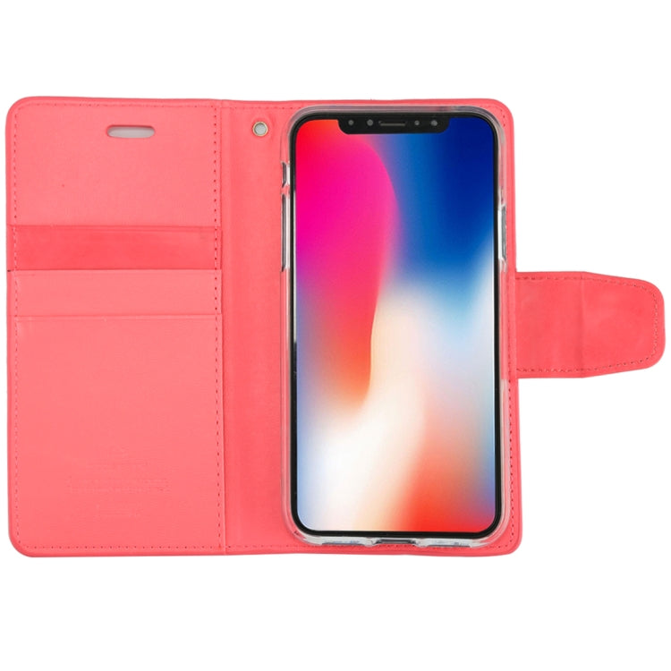 For iPhone X / XS GOOSPERY SONATA DIARY Business Style Magnetic Clasp Horizontal Flip Leather Case with Holder & Card Slots & Wallet