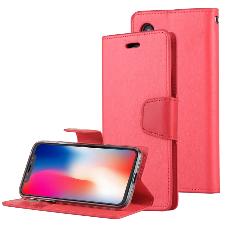 For iPhone X / XS GOOSPERY SONATA DIARY Business Style Magnetic Clasp Horizontal Flip Leather Case with Holder & Card Slots & Wallet