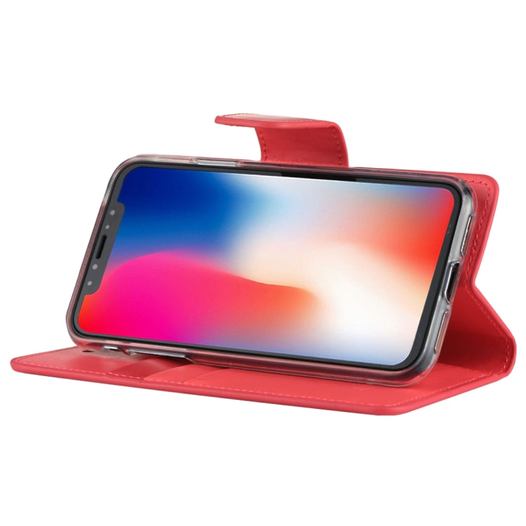 For iPhone X / XS GOOSPERY SONATA DIARY Business Style Magnetic Clasp Horizontal Flip Leather Case with Holder & Card Slots & Wallet