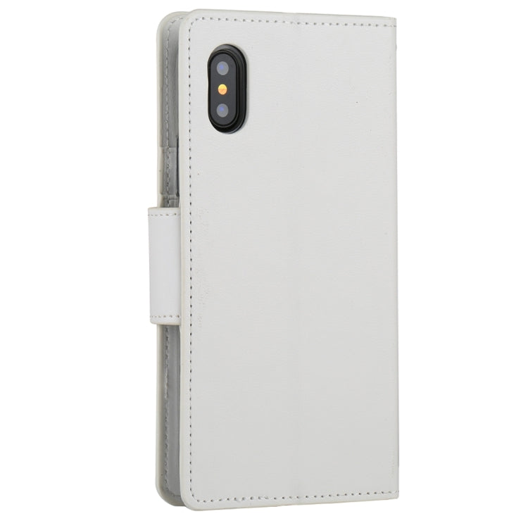 For iPhone X / XS GOOSPERY SONATA DIARY Business Style Magnetic Clasp Horizontal Flip Leather Case with Holder & Card Slots & Wallet