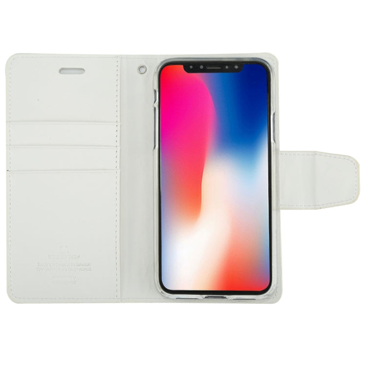 For iPhone X / XS GOOSPERY SONATA DIARY Business Style Magnetic Clasp Horizontal Flip Leather Case with Holder & Card Slots & Wallet