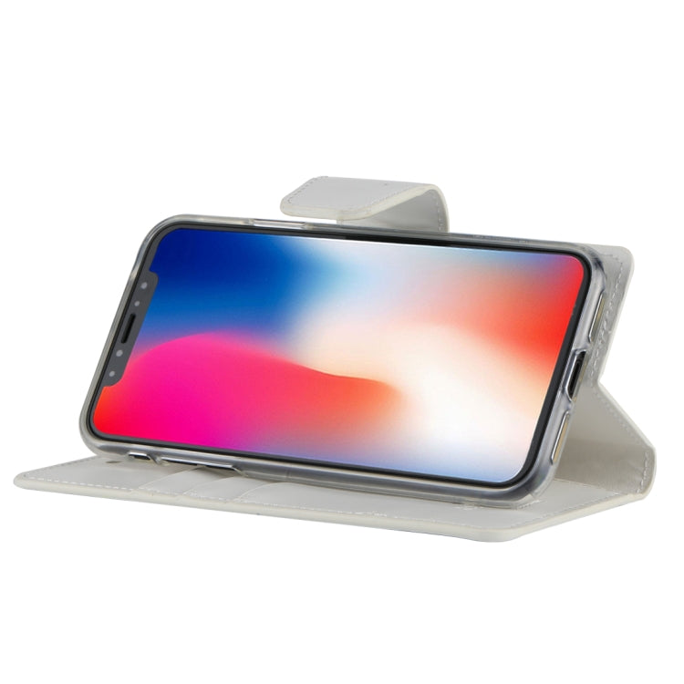 For iPhone X / XS GOOSPERY SONATA DIARY Business Style Magnetic Clasp Horizontal Flip Leather Case with Holder & Card Slots & Wallet