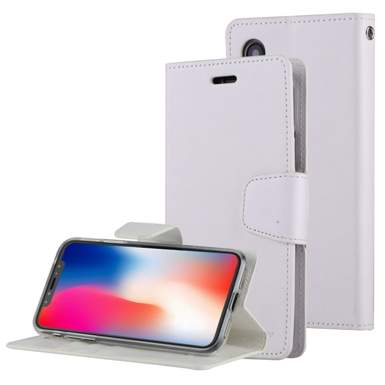 For iPhone X / XS GOOSPERY SONATA DIARY Business Style Magnetic Clasp Horizontal Flip Leather Case with Holder & Card Slots & Wallet