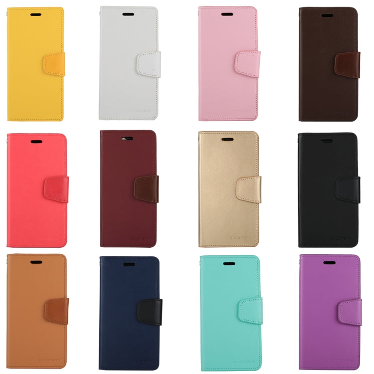 For iPhone X / XS GOOSPERY SONATA DIARY Business Style Magnetic Clasp Horizontal Flip Leather Case with Holder & Card Slots & Wallet