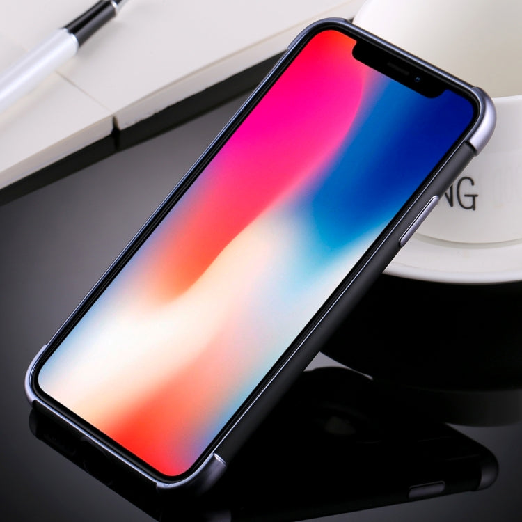 For iPhone X / XS Electroplating Soft TPU Protective Back Cover Case