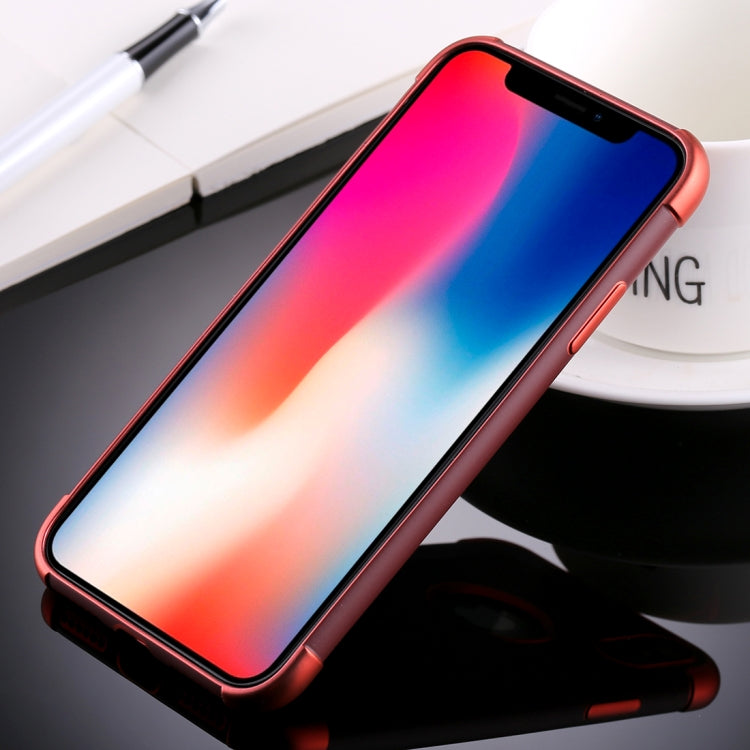 For iPhone X / XS Electroplating Soft TPU Protective Back Cover Case