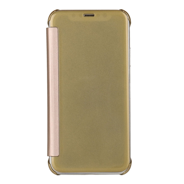 For iPhone X / XS UV Style PC + PVC High Transparency Frosted Horizontal Flip Leather Case