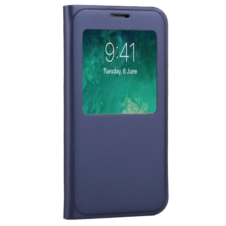 For iPhone X / XS Litchi Texture Horizontal Flip Leather Case with Call Display ID