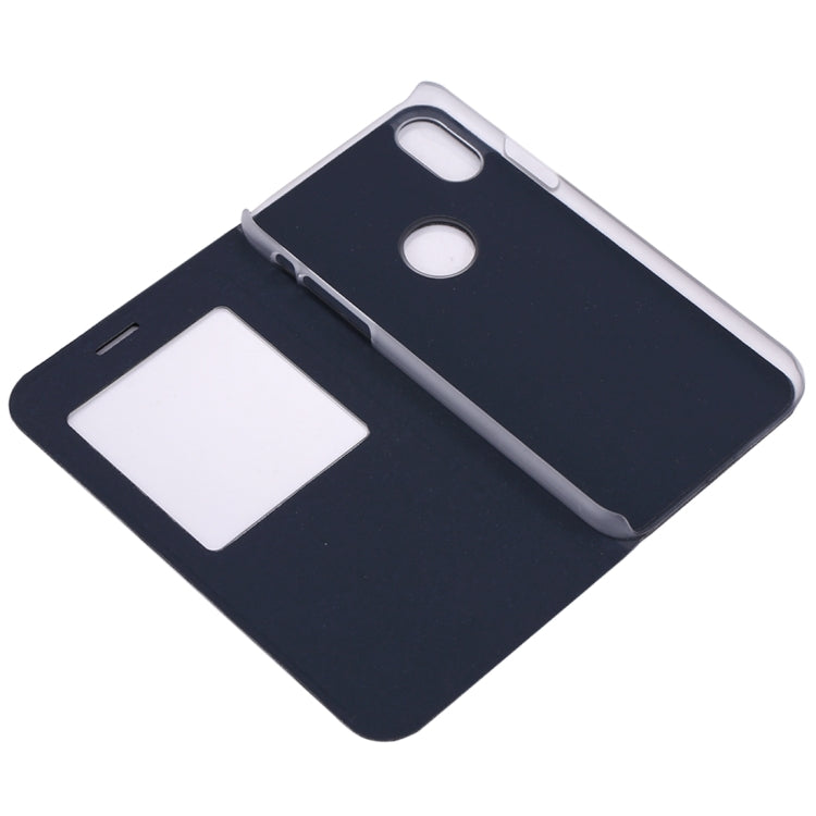 For iPhone X / XS Litchi Texture Horizontal Flip Leather Case with Call Display ID