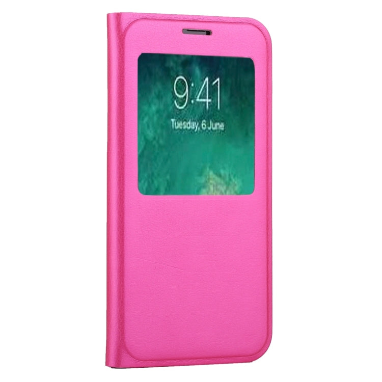 For iPhone X / XS Litchi Texture Horizontal Flip Leather Case with Call Display ID