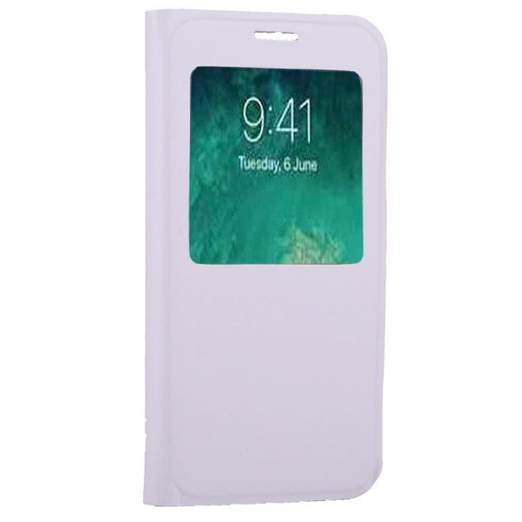 For iPhone X / XS Litchi Texture Horizontal Flip Leather Case with Call Display ID