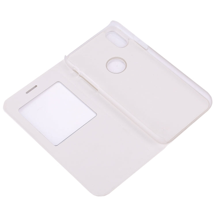 For iPhone X / XS Litchi Texture Horizontal Flip Leather Case with Call Display ID