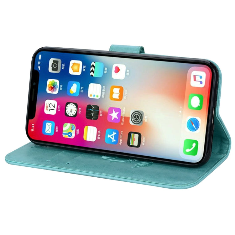 For iPhone X / XS Roses Pressed Flower Pattern Horizontal Flip Leather Case with Holder & Card Slots & Wallet
