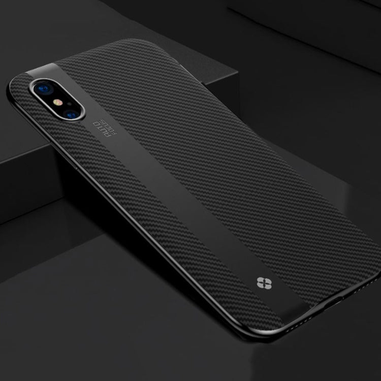 For iPhone X / XS TOTUDESIGN Blade Series PC + TPU Protective Back Cover Case
