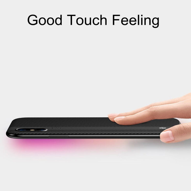 For iPhone X / XS TOTUDESIGN Blade Series PC + TPU Protective Back Cover Case