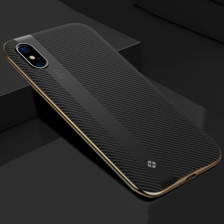 For iPhone X / XS TOTUDESIGN Blade Series PC + TPU Protective Back Cover Case