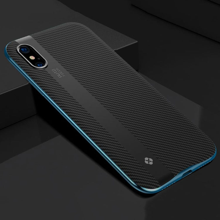 For iPhone X / XS TOTUDESIGN Blade Series PC + TPU Protective Back Cover Case