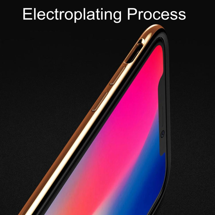 For iPhone X / XS TOTUDESIGN Blade Series PC + TPU Protective Back Cover Case