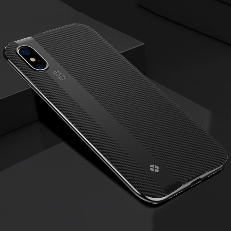 For iPhone X / XS TOTUDESIGN Blade Series PC + TPU Protective Back Cover Case