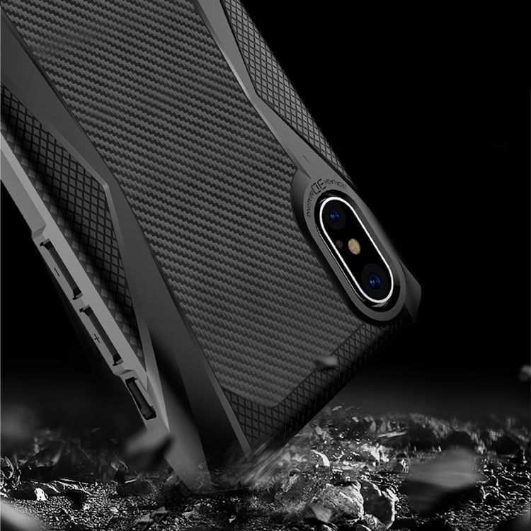 For iPhone X / XS TOTUDESIGN Super Car Series TPU+PC Protective Back Case with Magnetic Holder