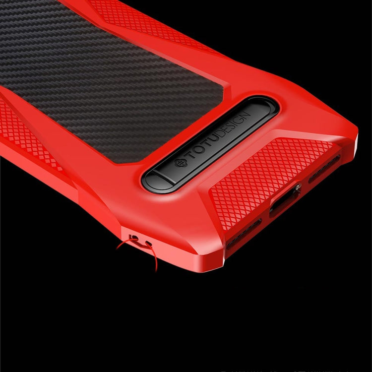For iPhone X / XS TOTUDESIGN Super Car Series TPU+PC Protective Back Case with Magnetic Holder