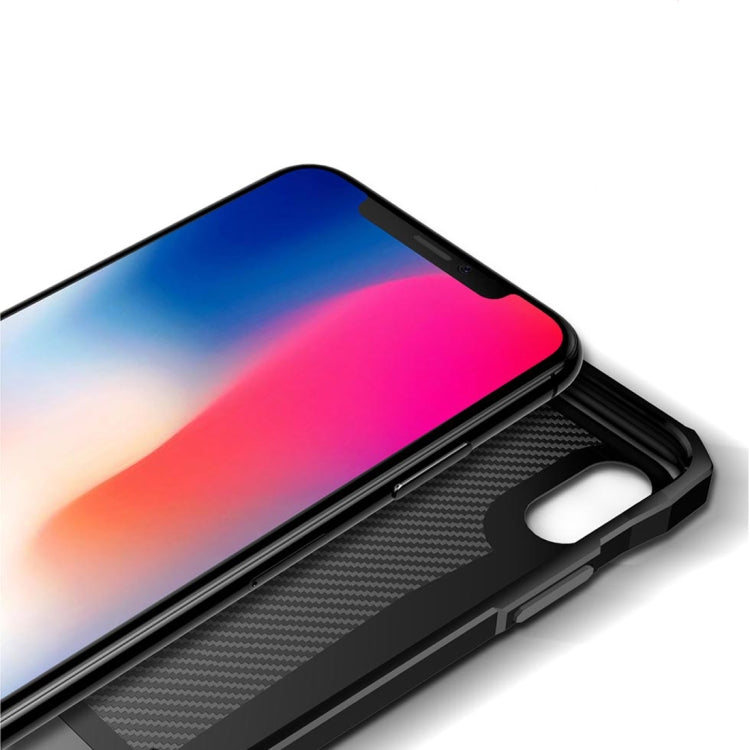 For iPhone X / XS TOTUDESIGN Super Car Series TPU+PC Protective Back Case with Magnetic Holder