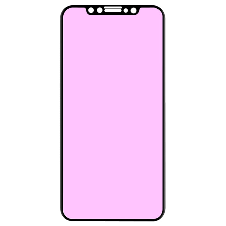 For iPhone X & XS Ultra Thin 9H 3D Anti Blue-ray Full Screen Carbon Fiber Tempered Glass Film